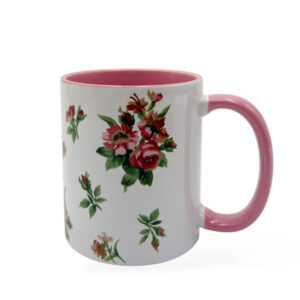 TAZA ROSAS
